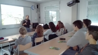 La xerrada va tenir lloc a l'Escola Institut de Verges